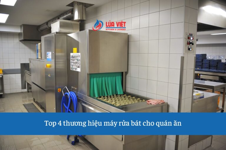 TOP 4 thương hiệu máy rửa bát cho quán ăn 2025