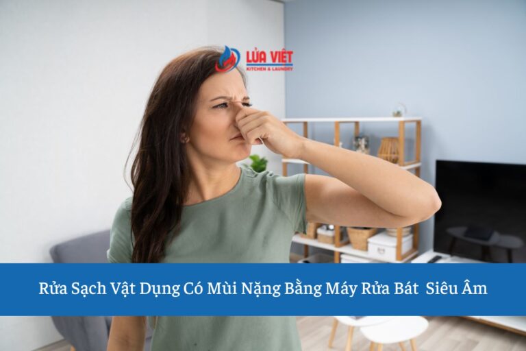 Giải Pháp Rửa Sạch Vật Dụng Có Mùi Nặng (Mắm, Cá, Đồ Kho) Bằng Máy Rửa Bát Sóng Siêu Âm
